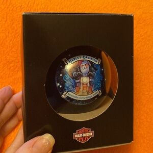 Harley-Davidson Blue Holiday Ornament